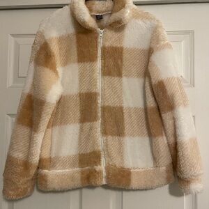 Cozy Plaid Fleece Jacket